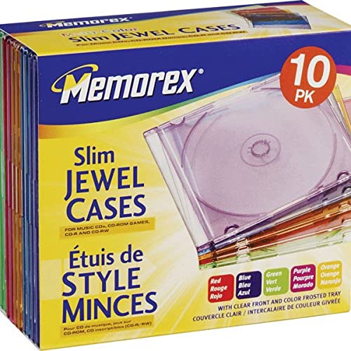 Memorex Slim CD Jewel Cases von Memorex