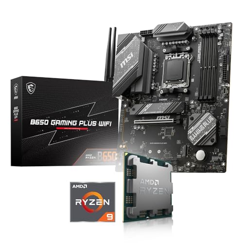 Aufrüst-Kit Bundle Ryzen 9 7950X3D 16x 4.2 GHz Prozessor, MSI B650 Gaming Plus WiFi Mainboard, be Quiet! Dark Rock 4 (Komplett fertig zusammengebaut inkl. Bios Update und Funktionskontrolle) von Memory PC