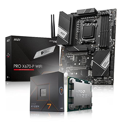 Aufrüst-Kit Bundle Ryzen 9 9950X 16x 5.7 GHz Prozessor, 16 GB DDR5, MSI Pro X670-P WiFi, be Quiet! Dark Rock 4 (Komplett fertig zusammengebaut inkl. Bios Update und Funktionskontrolle) von Memory PC