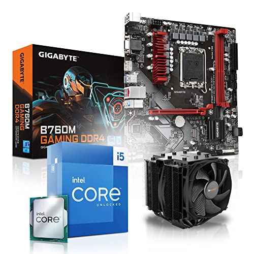 Aufrüst-Kit Intel Core i3-12100F, Gigabyte B760M, be Quiet! Dark Rock 4 Kühler, 16GB DDR4 RAM, ohne Grafik, komplett fertig montiert und getestet von Memory PC