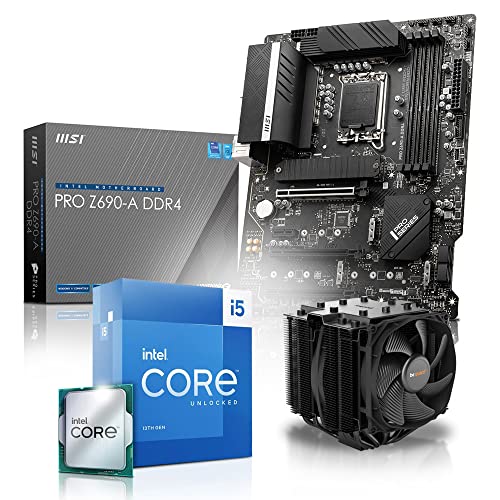 Aufrüst-Kit Intel Core i5-13600K, MSI Pro Z690-A WiFi, be Quiet! Dark Rock Pro 4 Kühler, 16GB DDR4 RAM, komplett fertig montiert und getestet von Memory PC