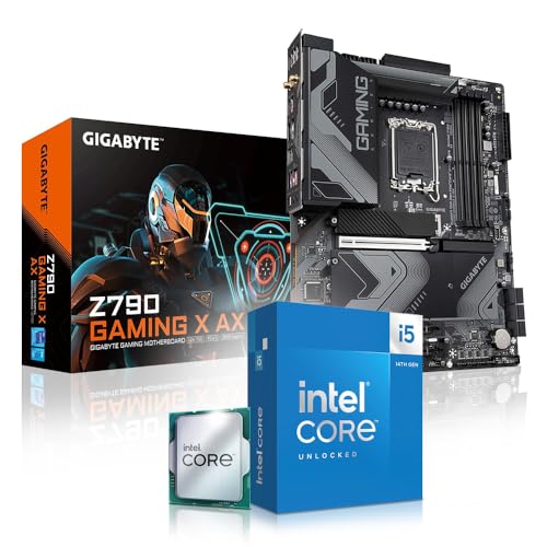 Aufrüst Kit Intel Core i5 14600K, GIGABYTE Z790 Gaming X AX, be Quiet! Pure Rock Slim 2 Kühler, 16GB DDR5 RAM, komplett fertig montiert und getestet von Memory PC