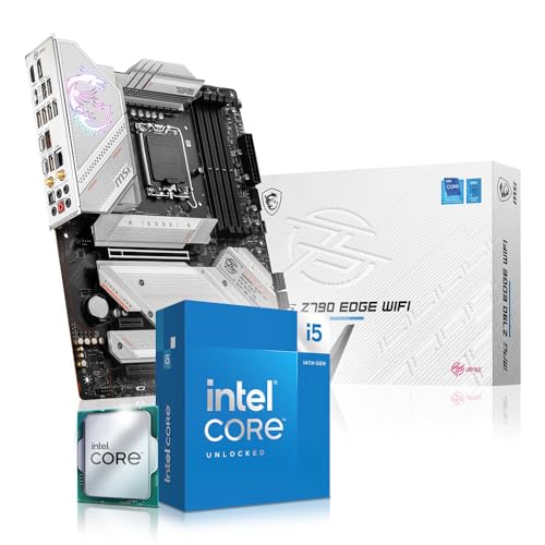 Aufrüst Kit Intel Core i5 14600K, MSI MPG Z790 Edge WiFi, be Quiet! Pure Rock Slim 2 Kühler, 16GB DDR5 RAM, komplett fertig montiert und getestet von Memory PC