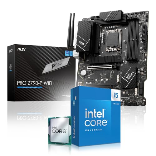 Aufrüst Kit Intel Core i5 14600K, MSI PRO Z790 P WiFi, be Quiet! Pure Rock Slim 2 Kühler, 16GB DDR5 RAM, komplett fertig montiert und getestet von Memory PC