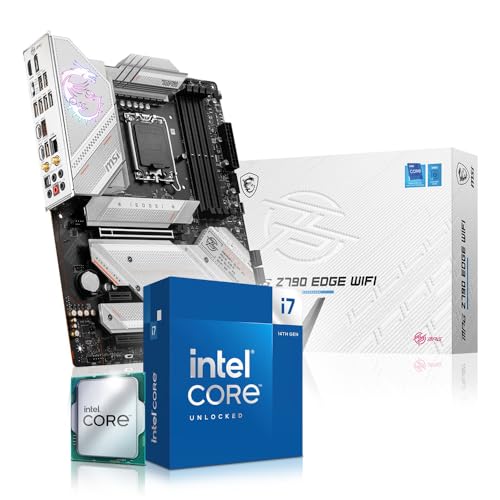 Aufrüst Kit Intel Core i7 14700K, MSI MPG Z790 Edge WiFi, be Quiet! Dark Rock 4 Kühler, 16GB DDR5 RAM, komplett fertig montiert und getestet von Memory PC