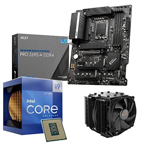Aufrüst-Kit Intel Core i9-12900K, MSI Pro Z690-A WiFi, be Quiet! Dark Rock 4 Kühler, ohne Arbeitsspeicher, komplett fertig montiert und getestet von Memory PC