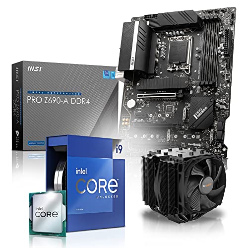 Aufrüst-Kit Intel Core i9-13900K, MSI Pro Z690-A WiFi, be Quiet! Dark Rock Pro 4 Kühler, ohne Arbeitsspeicher, komplett fertig montiert und getestet von Memory PC