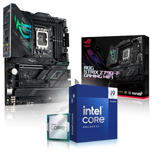 Aufrüst Kit Intel Core i9 14900K, ASUS ROG Strix Z790 F Gaming WiFi, be Quiet! Dark Rock 4 Kühler, 32GB DDR5 RAM, komplett fertig montiert und getestet von Memory PC