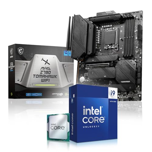 Aufrüst Kit Intel Core i9 14900K, MSI MAG Z790 Tomahawk WiFi, be Quiet! Dark Rock 4 Kühler, 16GB DDR4 RAM, komplett fertig montiert und getestet von Memory PC
