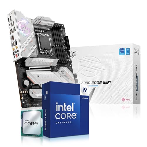 Aufrüst Kit Intel Core i9 14900K, MSI MPG Z790 Edge WiFi, be Quiet! Dark Rock 4 Kühler, 16GB DDR5 RAM, komplett fertig montiert und getestet von Memory PC