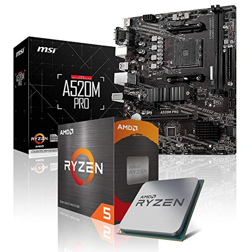 Memory PC Aufrüst-Kit Bundle Ryzen 5 5500 6X 3.6 GHz Prozessor, 16 GB DDR4, A520M Pro Mainboard (Komplett fertig zusammengebaut inkl. Bios Update und Funktionskontrolle) Memory PC Aufrüst-Kit Bundle Ryzen 5 5500 6X 3.6 GHz Prozessor, 16 GB DDR4, A520M Pro Mainboard (Komplett fertig zusammengebaut inkl. Bios Update und Funktionskontrolle) von Memory PC