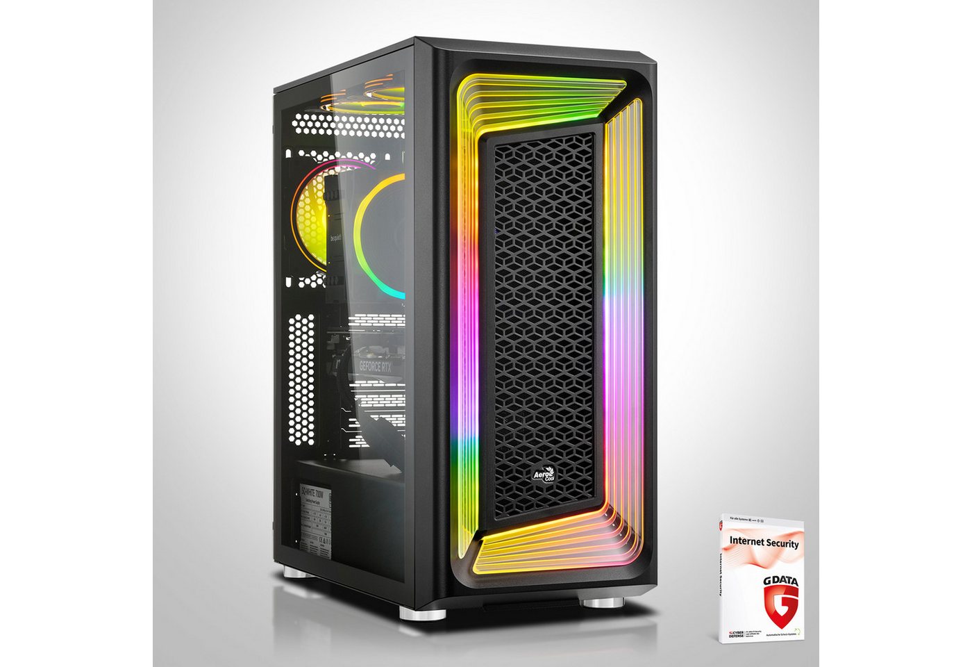 Memory PC Gaming-PC (AMD Ryzen 5, RTX 3050, 16 GB RAM, 1000 GB SSD, Luftkühler) von Memory PC