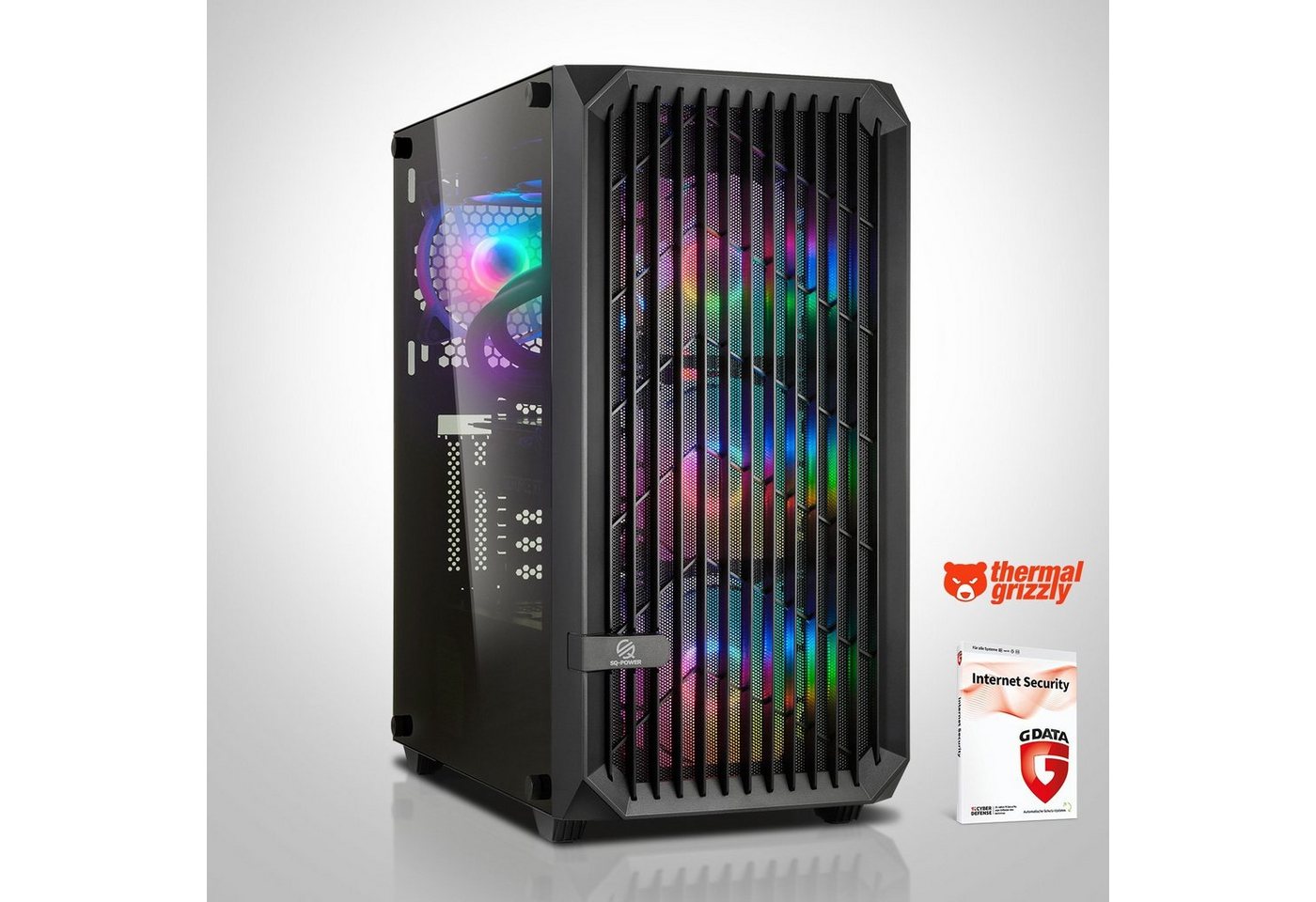 Memory PC Gaming-PC (AMD Ryzen 5 5600G, RX 7900 GRE, 16 GB RAM, 500 GB SSD, Luftkühlung) von Memory PC