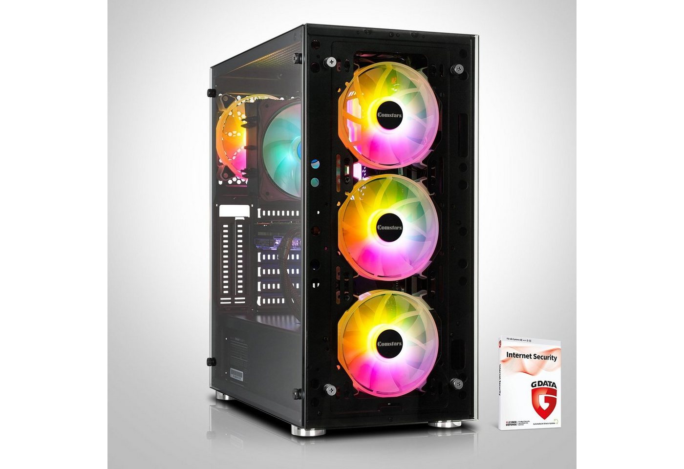 Memory PC Gaming-PC (AMD Ryzen 7 5700X, RTX 3060, 16 GB RAM, 500 GB SSD, Luftkühlung) von Memory PC