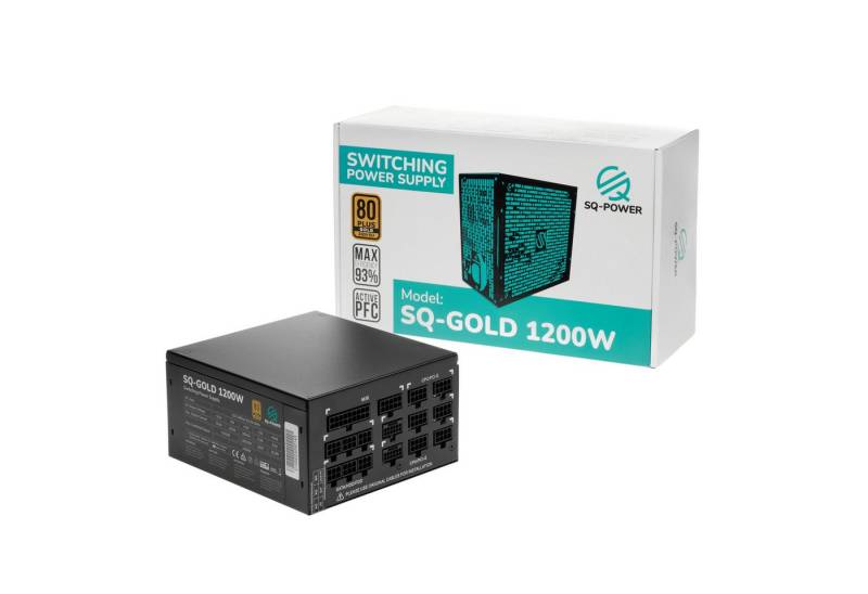 SQ-POWER GmbH SQ-GOLD 1200 Watt PC-Netzteil (80+ Gold) von SQ-POWER GmbH