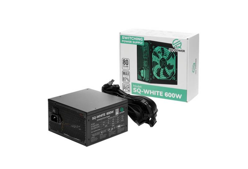 SQ-POWER GmbH SQ-WHITE 600 PC-Netzteil (80) von SQ-POWER GmbH