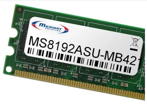 Memory Lösung ms8192asu-mb421 8 GB Modul-Schlüssel (PC/Server, Kühler, grün, Asus P10S ws) von Memorysolution