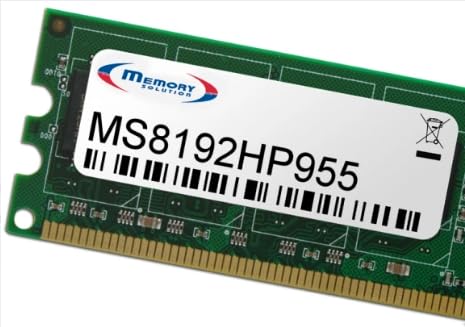 Memory Lösung ms8192hp955 8 GB Modul Arbeitsspeicher – Speicher-Module (8 GB) von Memorysolution