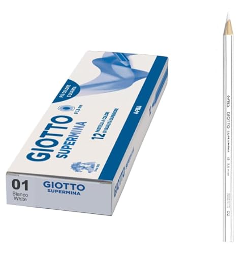 Buntstifte Giotto SUPERMINA 12 Stück. Bianco von Memotak