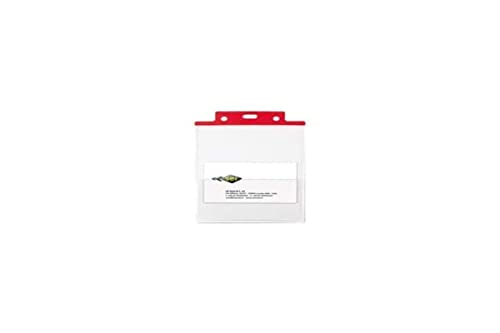 Sei Rota 94840 Namensschild Pass 6ST, rot, PVC, A6, 10 x 15 cm von Memotak