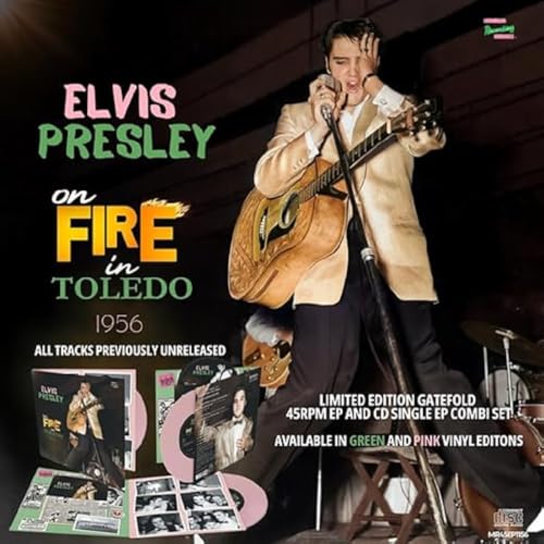 On Fire in Toledo 1956 (Pink Vinyl +CD) [Vinyl Single] von Memphis Recording