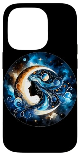 Frau Mystic Sun and Moon Celestial Mystical Aesthetic Hülle für iPhone 14 Pro von Men Women Celestial Harmony Sun & Moon Yin Yang