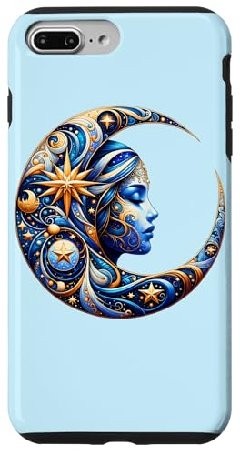Frau Mystic Sun and Moon Celestial Mystical Aesthetic Hülle für iPhone 7 Plus/8 Plus Frau Mystic Sun and Moon Celestial Mystical Aesthetic Hülle für iPhone 7 Plus/8 Plus von Men Women Celestial Harmony Sun & Moon Yin Yang