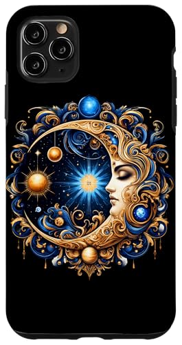 Mystische Sonne und Mond Himmlisches Yin Yang Mystische Ästhetik Hülle für iPhone 11 Pro Max von Men Women Celestial Harmony Sun & Moon Yin Yang