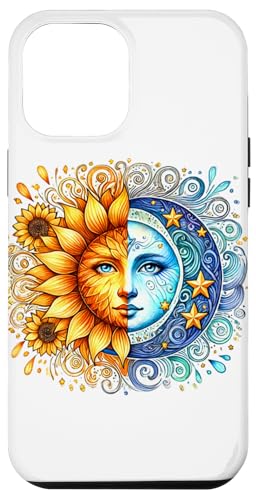 Mystische Sonne und Mond Himmlisches Yin Yang Mystische Ästhetik Hülle für iPhone 12 Pro Max von Men Women Celestial Harmony Sun & Moon Yin Yang