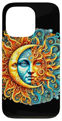 Mystische Sonne und Mond Himmlisches Yin Yang Mystische Ästhetik Hülle für iPhone 13 Pro von Men Women Celestial Harmony Sun & Moon Yin Yang