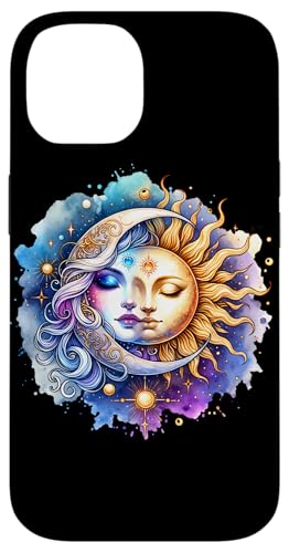 Mystische Sonne und Mond Himmlisches Yin Yang Mystische Ästhetik Hülle für iPhone 14 von Men Women Celestial Harmony Sun & Moon Yin Yang