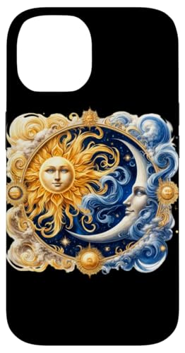 Mystische Sonne und Mond Himmlisches Yin Yang Mystische Ästhetik Hülle für iPhone 14 von Men Women Celestial Harmony Sun & Moon Yin Yang