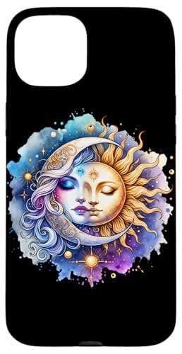 Mystische Sonne und Mond Himmlisches Yin Yang Mystische Ästhetik Hülle für iPhone 15 Plus von Men Women Celestial Harmony Sun & Moon Yin Yang