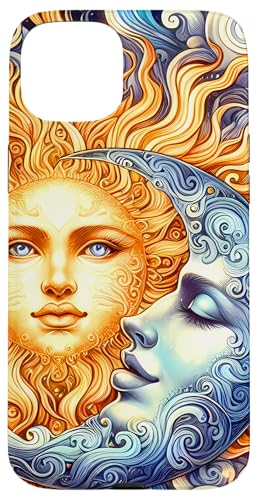 Mystische Sonne und Mond Himmlisches Yin Yang Mystische Ästhetik Hülle für iPhone 15 Plus von Men Women Celestial Harmony Sun & Moon Yin Yang