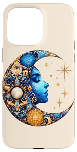 Mystische Sonne und Mond Himmlisches Yin Yang Mystische Ästhetik Hülle für iPhone 15 Pro Max von Men Women Celestial Harmony Sun & Moon Yin Yang