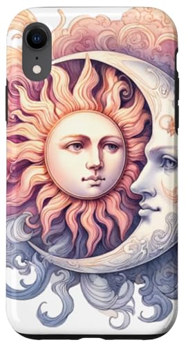 Mystische Sonne und Mond Himmlisches Yin Yang Mystische Ästhetik Hülle für iPhone XR von Men Women Celestial Harmony Sun & Moon Yin Yang