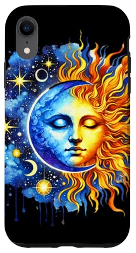Mystische Sonne und Mond Himmlisches Yin Yang Mystische Ästhetik Hülle für iPhone XR von Men Women Celestial Harmony Sun & Moon Yin Yang