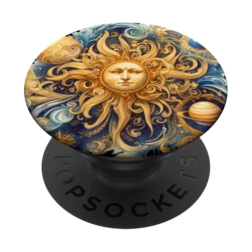 Mystische Sonne und Mond Himmlisches Yin Yang Mystische Ästhetik PopSockets Klebender PopGrip Mystische Sonne und Mond Himmlisches Yin Yang Mystische Ästhetik PopSockets Klebender PopGrip von Men Women Celestial Harmony Sun & Moon Yin Yang