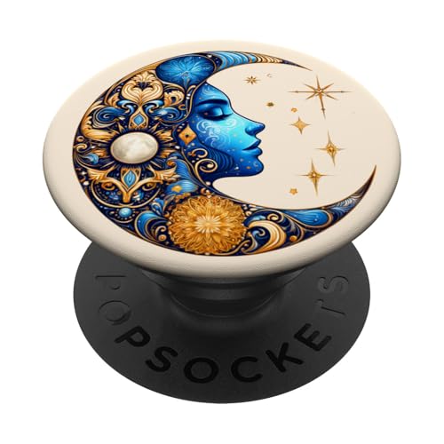Mystische Sonne und Mond Himmlisches Yin Yang Mystische Ästhetik PopSockets Klebender PopGrip von Men Women Celestial Harmony Sun & Moon Yin Yang