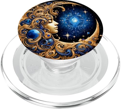 Mystische Sonne und Mond Himmlisches Yin Yang Mystische Ästhetik PopSockets PopGrip für MagSafe von Men Women Celestial Harmony Sun & Moon Yin Yang