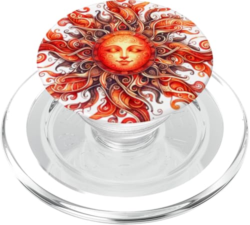 Mystische Sonne und Mond Himmlisches Yin Yang Mystische Ästhetik PopSockets PopGrip für MagSafe von Men Women Celestial Harmony Sun & Moon Yin Yang