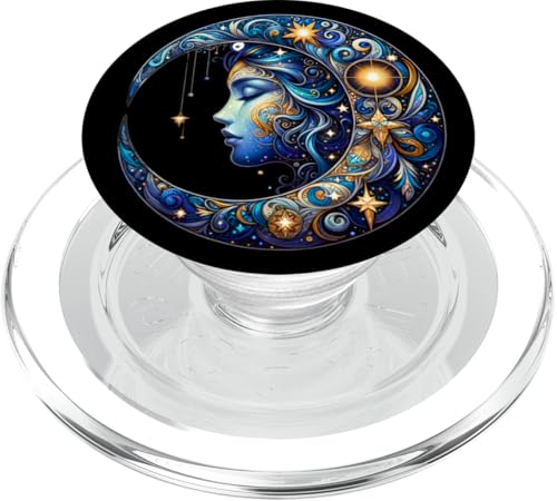 Mystische Sonne und Mond Himmlisches Yin Yang Mystische Ästhetik PopSockets PopGrip für MagSafe von Men Women Celestial Harmony Sun & Moon Yin Yang
