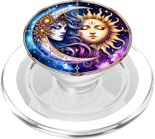 Mystische Sonne und Mond Himmlisches Yin Yang Mystische Ästhetik PopSockets PopGrip für MagSafe Mystische Sonne und Mond Himmlisches Yin Yang Mystische Ästhetik PopSockets PopGrip für MagSafe von Men Women Celestial Harmony Sun & Moon Yin Yang