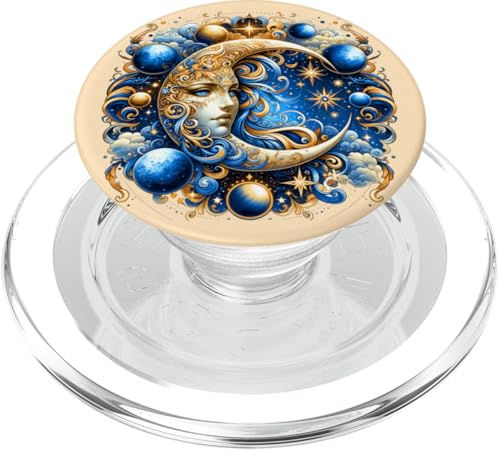 Mystische Sonne und Mond Himmlisches Yin Yang Mystische Ästhetik PopSockets PopGrip für MagSafe von Men Women Celestial Harmony Sun & Moon Yin Yang