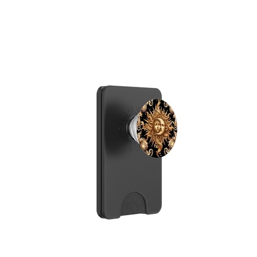 Mystische Sonne und Mond Himmlisches Yin Yang Mystische Ästhetik PopSockets PopWallet für MagSafe von Men Women Celestial Harmony Sun & Moon Yin Yang