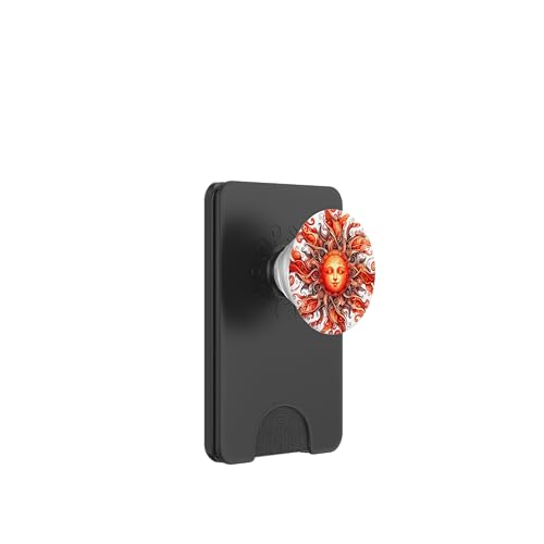 Mystische Sonne und Mond Himmlisches Yin Yang Mystische Ästhetik PopSockets PopWallet für MagSafe von Men Women Celestial Harmony Sun & Moon Yin Yang