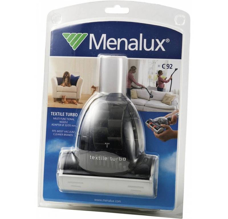 Menalux Menalux C92 Mini Turbo Mini-Turbobürste Elektro-Kabel, Mini-Turbobürste, Kompakte Mini-Turbobürste für effiziente Textilreinigung von Menalux