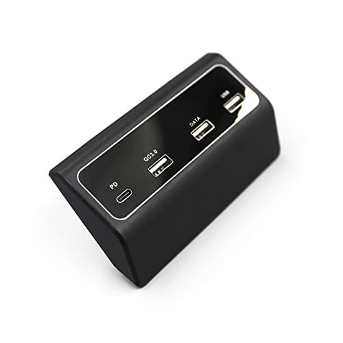 Meng Meng Tesla Modell 3 y Zubehör USB Splitter Hub fit for 2021 Tesla Model3 / Y Hub Docking Station Geschwindigkeit Hub Extender Ladegerät Dropship von Meng Meng