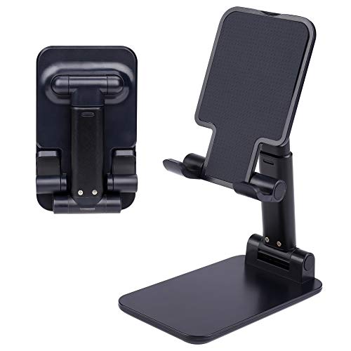 MengH-SHOP Handy Ständer Tisch Handy Halterung Faltbarer Tragbarer Phone Ständer mit Verstellbarem Betrachtungswinkel für Tablets E-Reader Handys Schwarz-Blau MengH-SHOP Handy Ständer Tisch Handy Halterung Faltbarer Tragbarer Phone Ständer mit Verstellbarem Betrachtungswinkel für Tablets E-Reader Handys Schwarz-Blau von MengH-SHOP