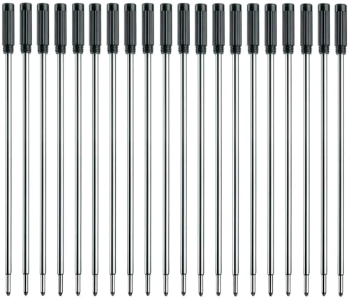 MengRan 4.5'' Kugelschreiber Nachfüllungen, Medium Point Pen Nachfüllungen -Black Ink Pen Nachfüllungen.Pack von (20) von MengRan